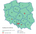 Rysunek 3. Klasy stref określone na podstawie średnich rocznych stężeń NO2 w Polsce w wyniku oceny jakości powietrza za rok 2019.png