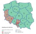 Rysunek 1. Klasyfikacja stref w Polsce dla O3 na podstawie oceny jakości powietrza za rok 2019 (poziom docelowy, ochrona zdrowia). Źródło danych- Państwowy Monitoring Środowiska – GIOŚ, opracowanie- INFAIR, IOŚ-PIB.png